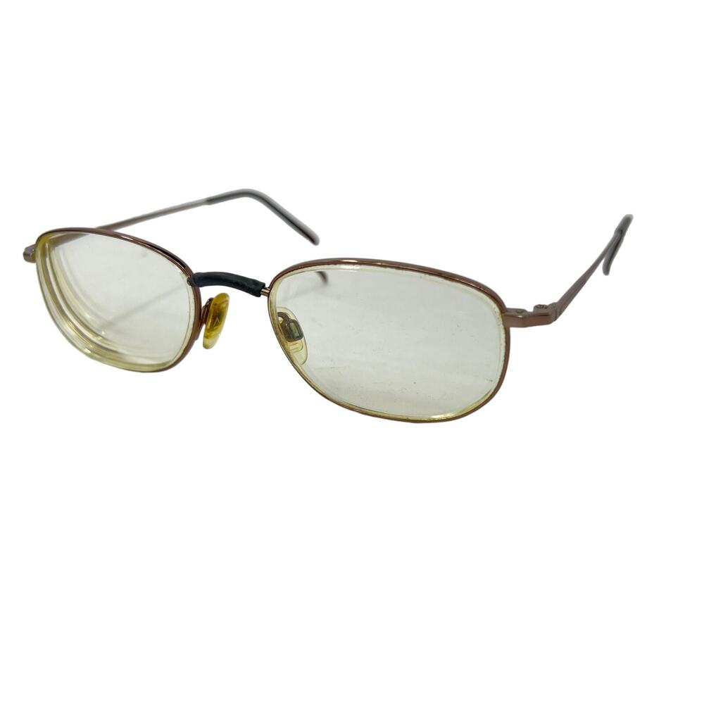 Flexon Marchon 600 Eyeglasses Frame Women Shiny Brown Full Rim Square 52-18-140